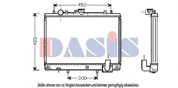 AKS DASIS L400 Радіатор, охолодження двигуна