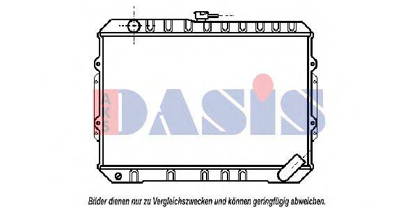 AKS DASIS MT2049 Радіатор, охолодження двигуна