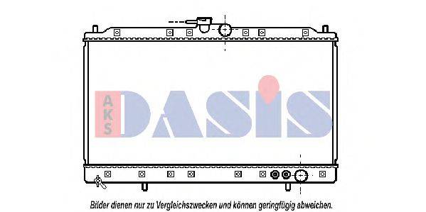 AKS DASIS MT2090 Радіатор, охолодження двигуна