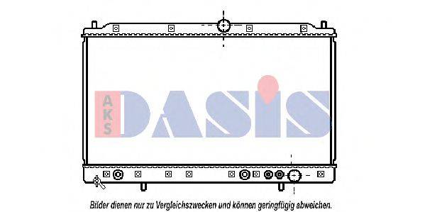 AKS DASIS MT2085 Радіатор, охолодження двигуна