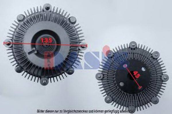 AKS DASIS PF1305 Зчеплення, вентилятор радіатора