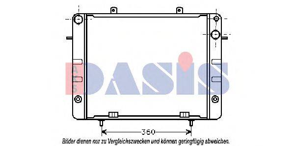 AKG 21667 Радіатор, охолодження двигуна