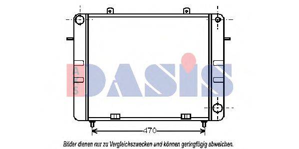 OPEL 1302043 Радіатор, охолодження двигуна