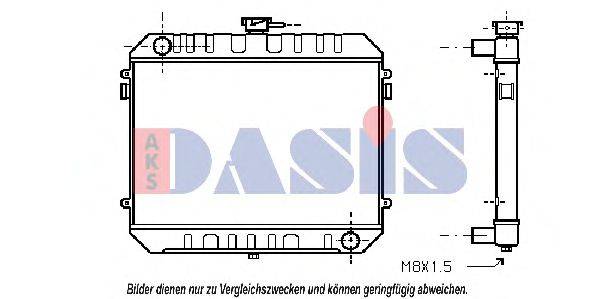 OPEL 1300069 Радіатор, охолодження двигуна
