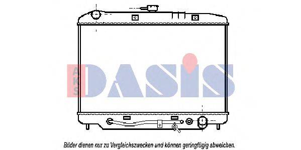 AKS DASIS OL2180 Радіатор, охолодження двигуна
