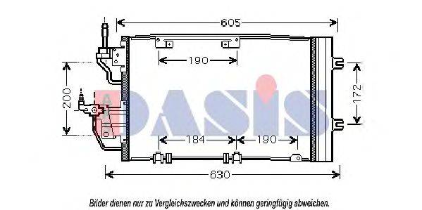 OPEL 1850111 Конденсатор, кондиціонер