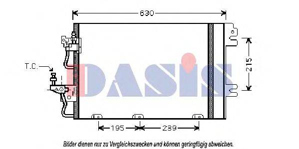 AKS DASIS 37005366 Конденсатор, кондиціонер