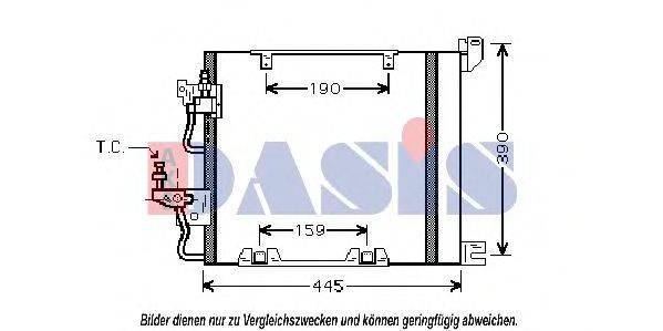 AKS DASIS 37005368 Конденсатор, кондиціонер