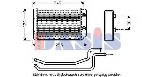 OPEL 9118440 Теплообмінник, опалення салону