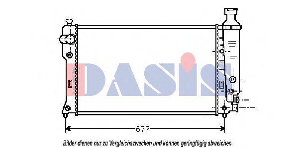 AKS DASIS PEA2133 Радіатор, охолодження двигуна