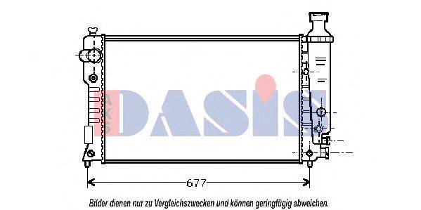 AKS DASIS PE2126 Радіатор, охолодження двигуна