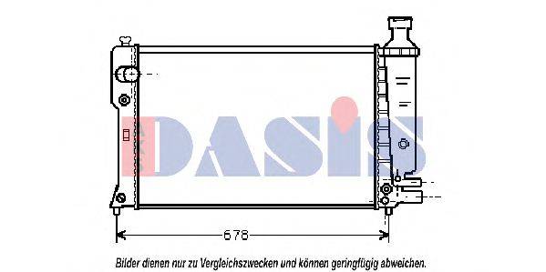 AKS DASIS PE2097 Радіатор, охолодження двигуна