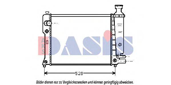 AKS DASIS PE2092 Радіатор, охолодження двигуна