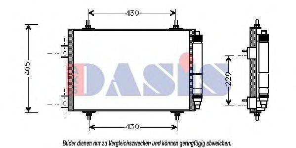 AKS DASIS PE5215 Конденсатор, кондиціонер