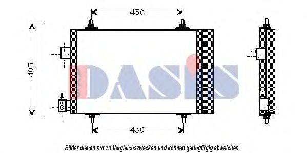 AKS DASIS PE5193 Конденсатор, кондиціонер