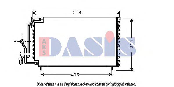 AKS DASIS PE5162 Конденсатор, кондиціонер