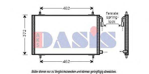 AKS DASIS PE5191 Конденсатор, кондиціонер