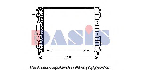 AKS DASIS RTA2129 Радіатор, охолодження двигуна