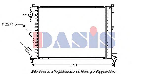 AKS DASIS RT2165 Радіатор, охолодження двигуна