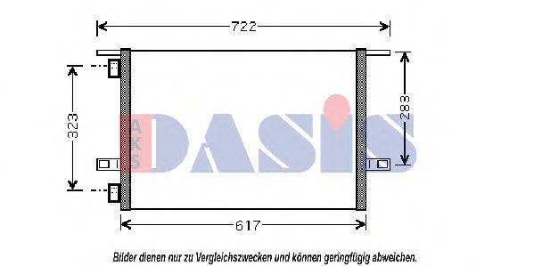 AKS DASIS 43005304 Конденсатор, кондиціонер