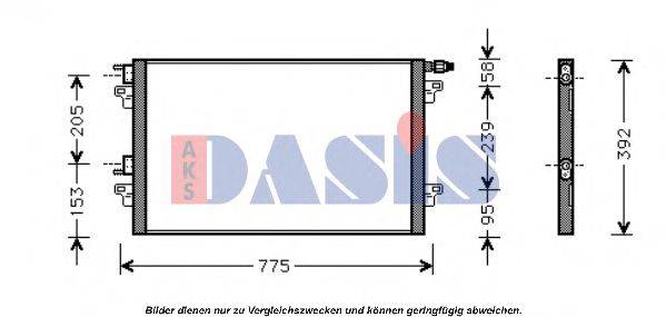 AKS DASIS RTA5366 Конденсатор, кондиціонер
