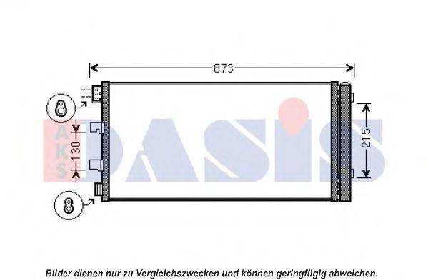 AKS DASIS RTA5475D Конденсатор, кондиціонер