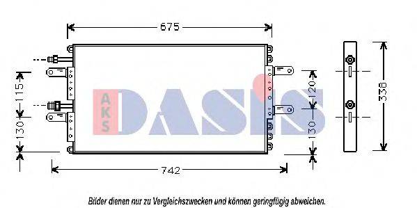 AKS DASIS RTA5251 Конденсатор, кондиціонер