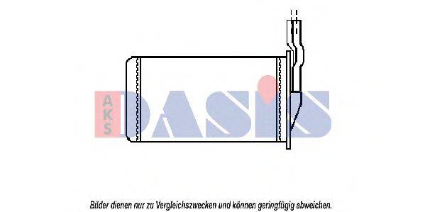 AKS DASIS RT6003 Теплообмінник, опалення салону