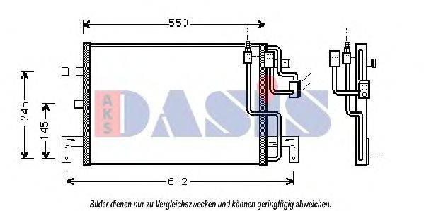 AKS DASIS SB5032 Конденсатор, кондиціонер