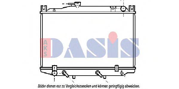 AKS DASIS 3200501 Радіатор, охолодження двигуна