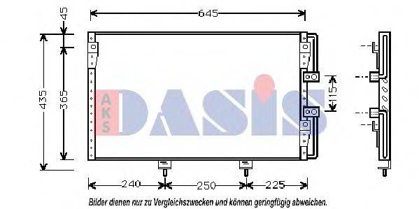 AKS DASIS 53005226 Конденсатор, кондиціонер