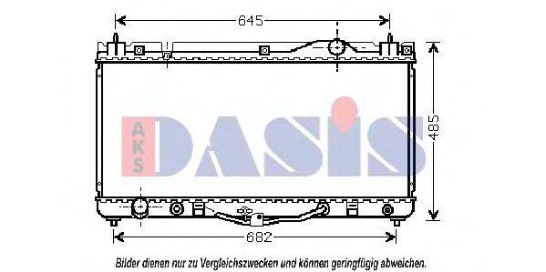 AKS DASIS TO2303 Радіатор, охолодження двигуна