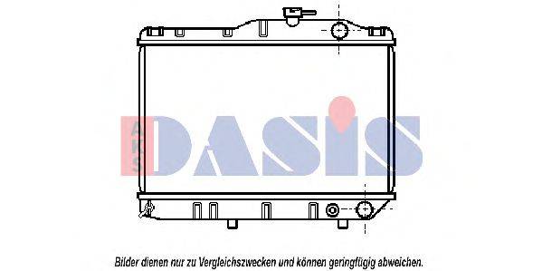 AKS DASIS TO2032 Радіатор, охолодження двигуна