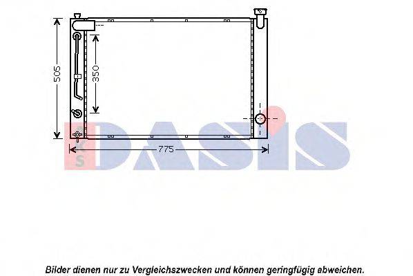 AKS DASIS TO2425 Конденсатор, кондиціонер