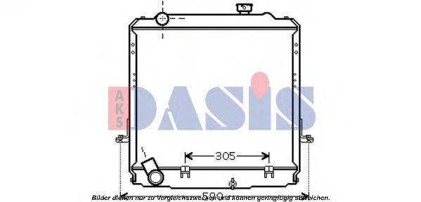 TOYOTA 1640058280 Радіатор, охолодження двигуна