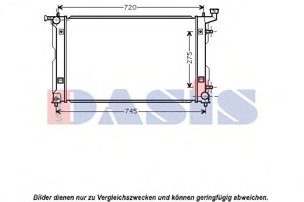 AKS DASIS TO2426 Конденсатор, кондиціонер