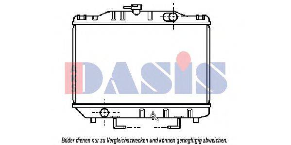 AKS DASIS 3202001 Радіатор, охолодження двигуна