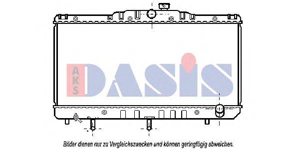 AKS DASIS 53002103 Радіатор, охолодження двигуна