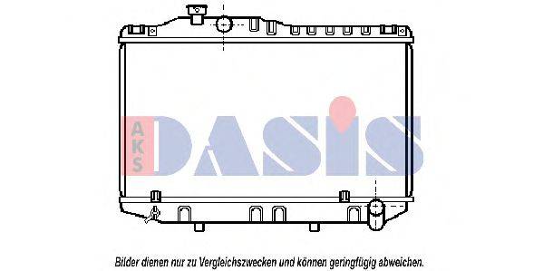 AKS DASIS TO2120 Радіатор, охолодження двигуна