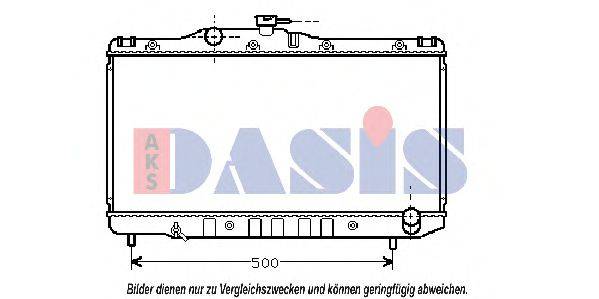 AKS DASIS TO2099 Радіатор, охолодження двигуна