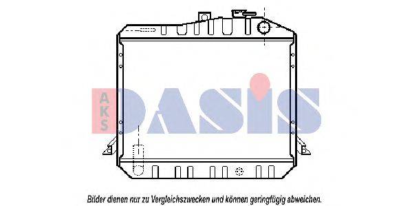 AKS DASIS TO2106 Радіатор, охолодження двигуна