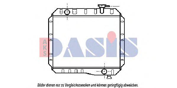 AKS DASIS TO2085 Радіатор, охолодження двигуна