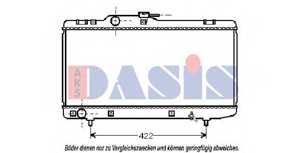 AKS DASIS TO2150 Радіатор, охолодження двигуна