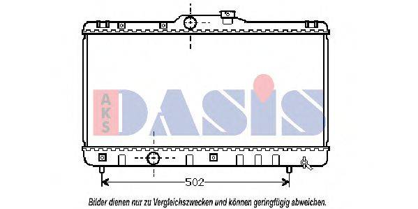 AKS DASIS TOA2147 Радіатор, охолодження двигуна