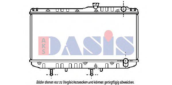 AKS DASIS 53002178 Радіатор, охолодження двигуна