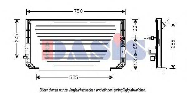 AKS DASIS 53005271 Конденсатор, кондиціонер