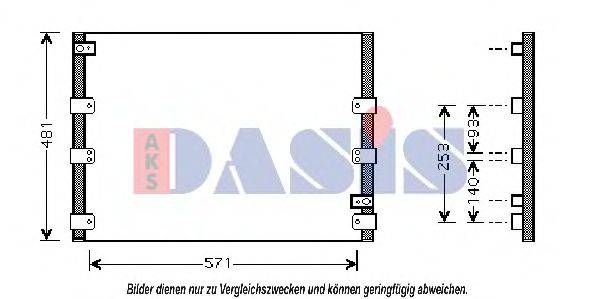 AKS DASIS 53005278 Конденсатор, кондиціонер