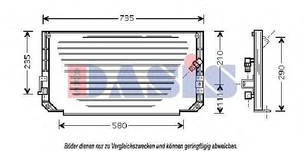 AKS DASIS TOA5279 Конденсатор, кондиціонер