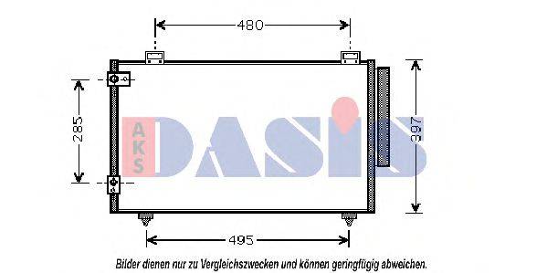 AKS DASIS 53005286 Конденсатор, кондиціонер