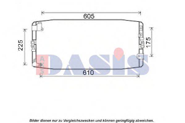 AKS DASIS 3220711 Конденсатор, кондиціонер